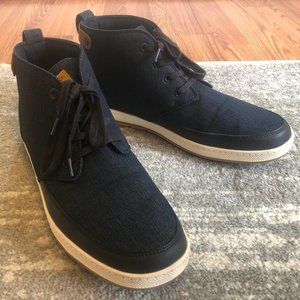 Levi's Men's Atwater Hi Top Denim Sneakers Men's Size 12 Blue Black Casual Shoes